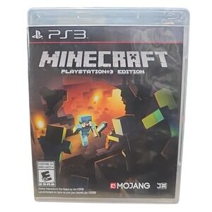 Minecraft PlayStation 3 Edition Sony PS3 Game Mojang 2014 Physical Disc 3000386